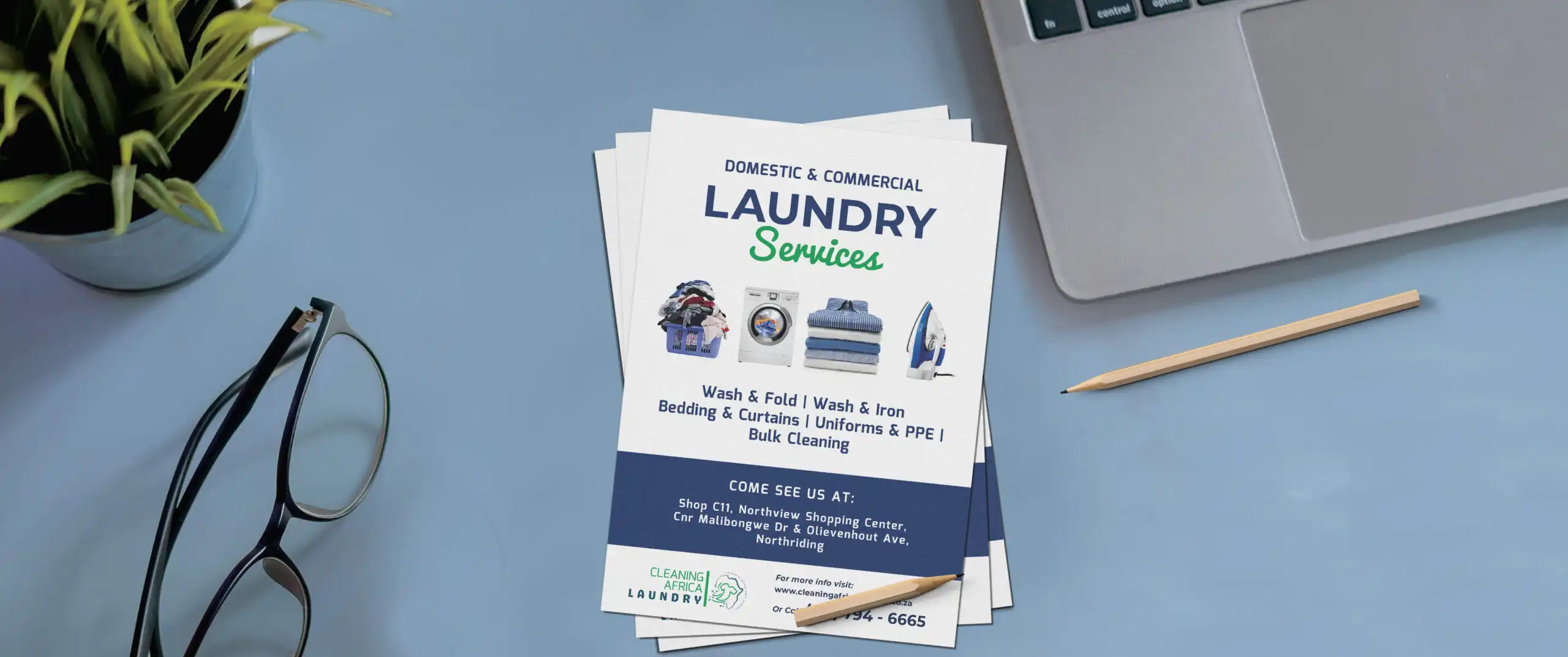 Cleaning Africa Laundry Flyers