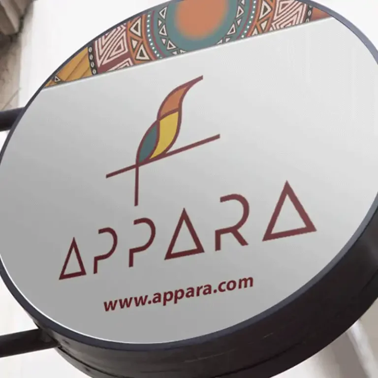 Appara Brands Visual Identity & E-Commerce Website 2 Appara Brand logo application 1