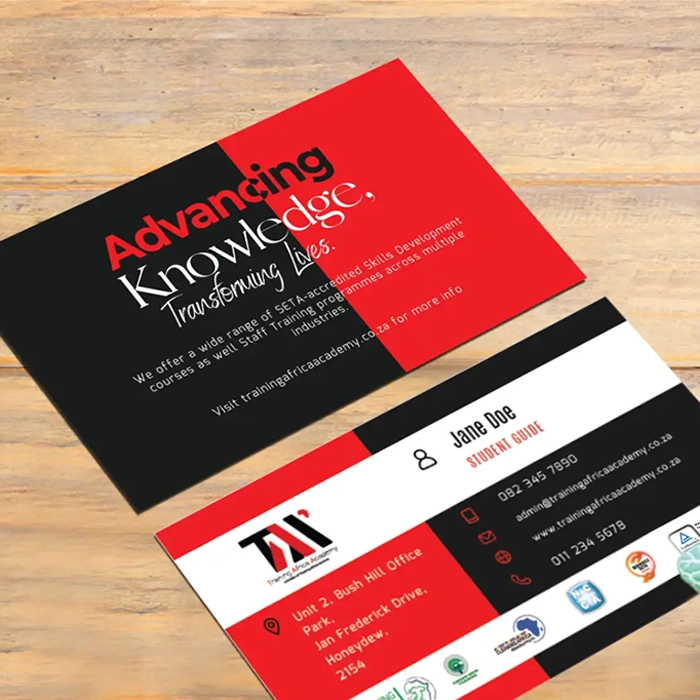 Graphic Design Services—Business Cards 2