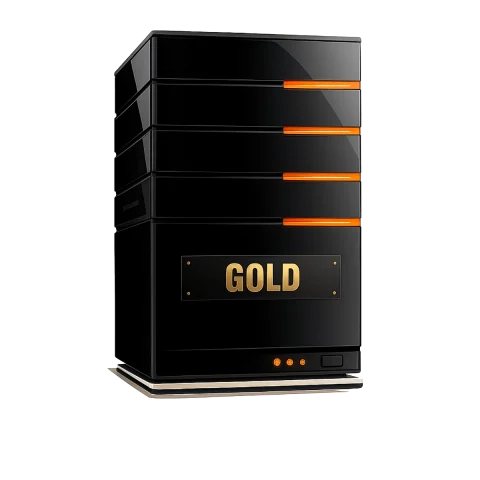 Gold Web Hosting Server – BadBoi Designs