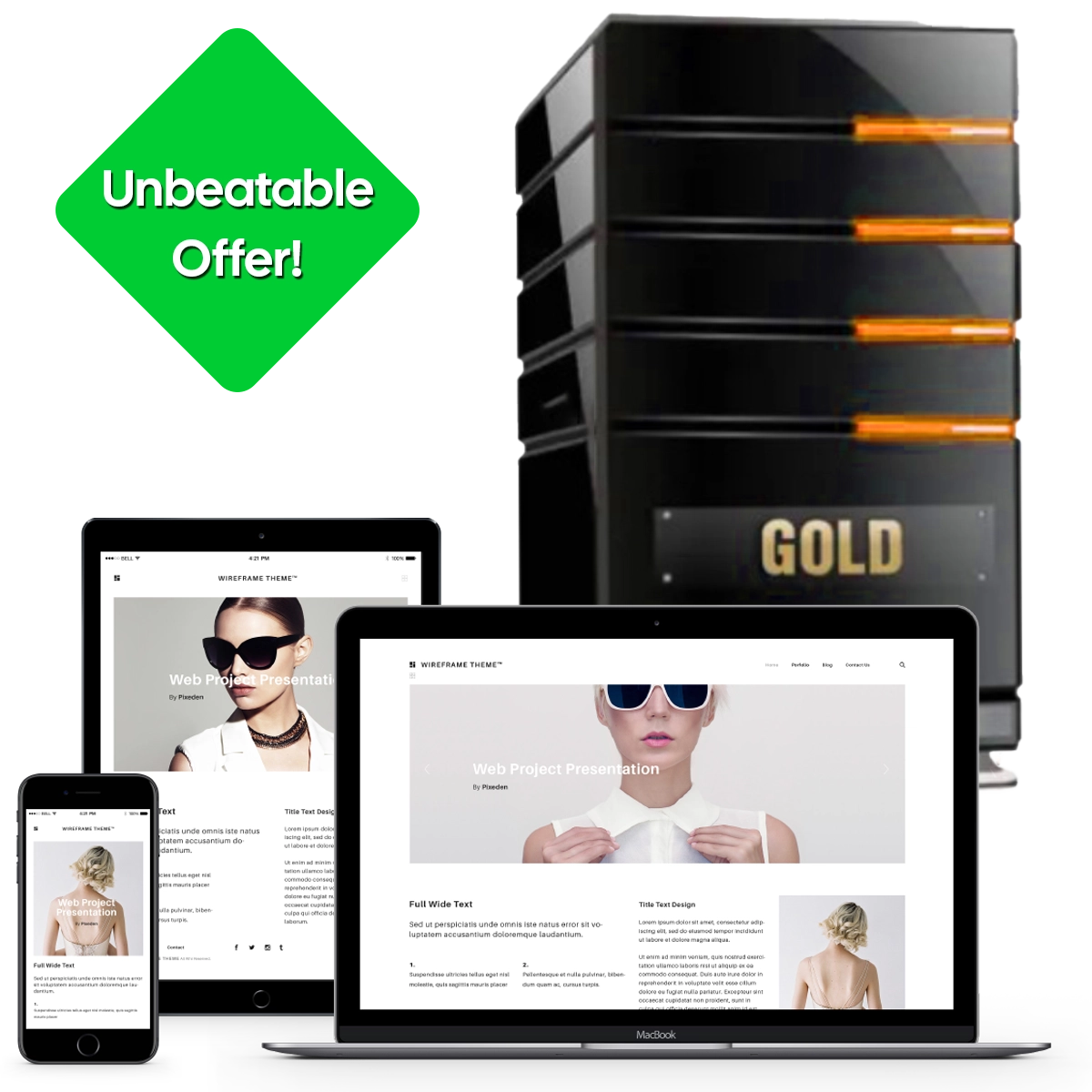 Web Design plus Hosting Package 1 Custom Web Design and Hosting